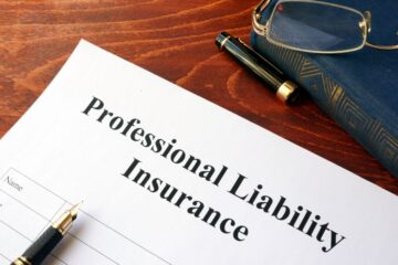 Professional Liability Insurance on Paper on Desk in Carrollwood, Temple Terrace, Lutz, Westchase, Tampa, Greater Northdale