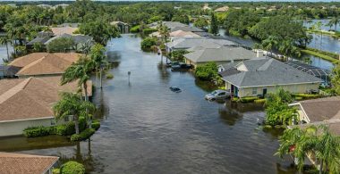 Flood Insurance in Carrollwood, Tampa, FL and Surrounding Areas. Arial view